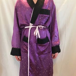 Purple Silk Kimono